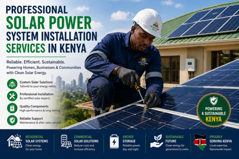 Professional Solar Power System Installation Services in Kenya