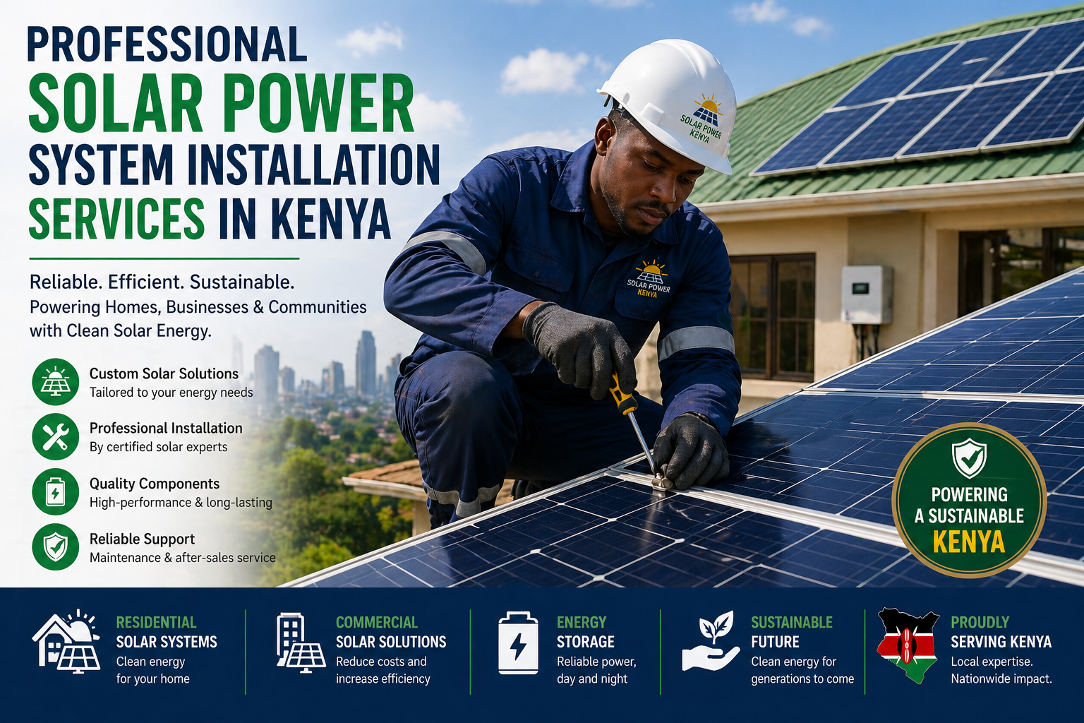 Professional Solar Power System Installation Services in Kenya