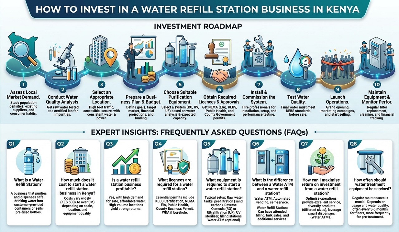 How to Invest in a Water Refill Station Business in Kenya